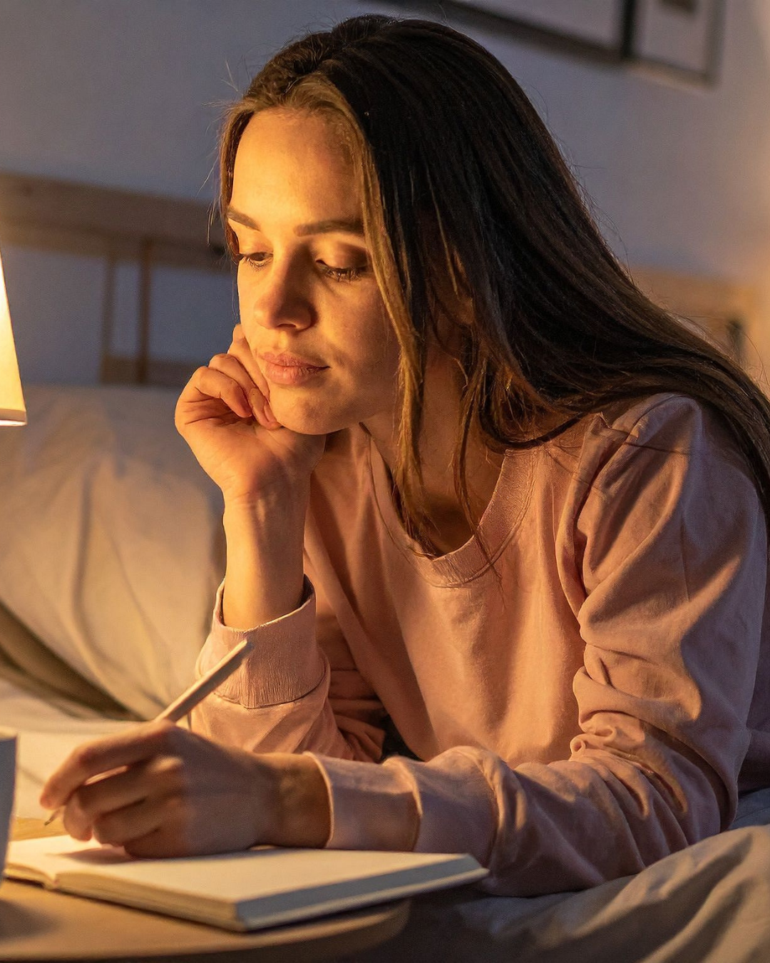 Muutama minuutti kirjoittamista voi helpottaa nukahtamista.